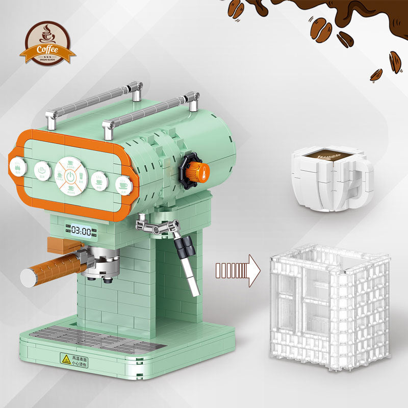 Retro Coffee Machine 640pcs