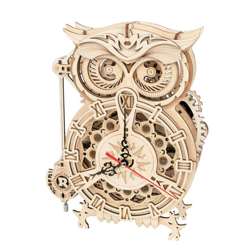 Owl Clock Building brick Model 161pcs